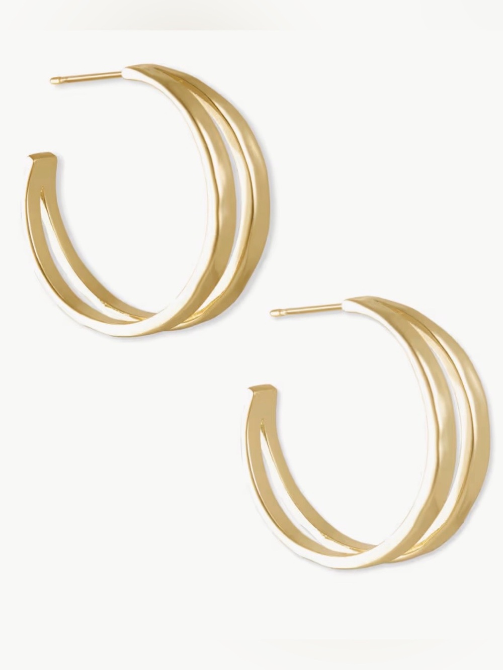Kendra Scott Zorte Split Hoop Earrings - Picture 2 of 5